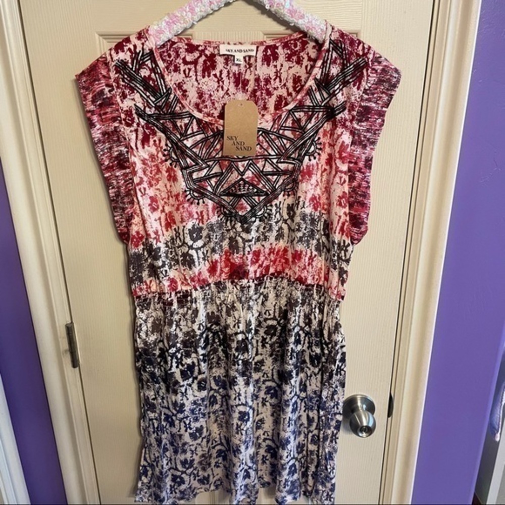 Stylish Tie-dye Top NWT